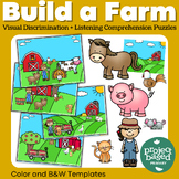Build A Farm Visual Discrimination & Listening Comprehensi