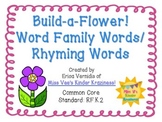 Build-A-Flower! Word Family Words & Rhyming Words: Literac