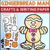 Build A Gingerbread Man Craft and Writing Paper – Christmas Craft