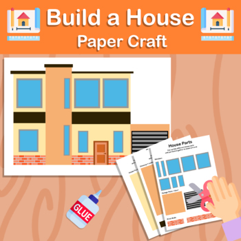 Preview of Build A House Craft / Career Day / Back To School 