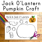 Build A Jack O'Lantern Halloween Pumpkin Craft
