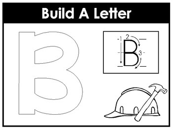 build a letter worksheets preschool kindergarten phonics by teach at