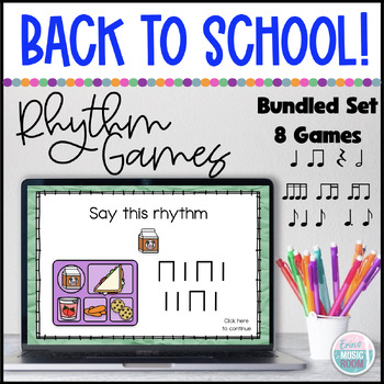 Preview of Build A Lunch Music Rhythm Digital Games BUNDLED SET