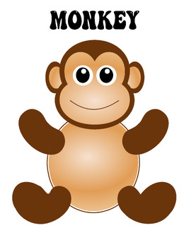 Build A Monkey | Cut and Paste Activity - Printable Monkey Craft
