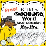 Build A Mystery Word Freebie ~ Upper Elementary Interactiv