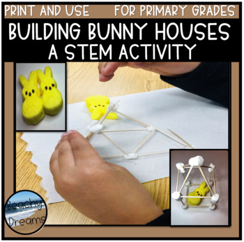 Preview of Building A Peep A Home | Easter STEM Activities