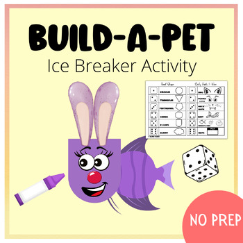 Preview of Build-A-Pet Workshop, Speech Therapy Ice Breaker, Small Group Activity