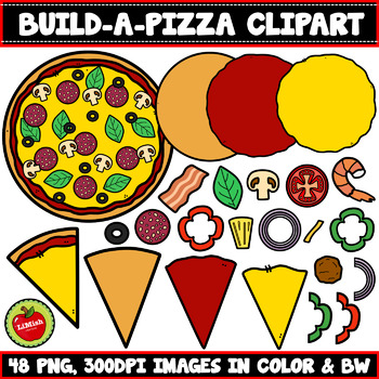 Preview of Build-A-Pizza Clipart