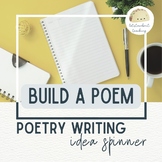 Build A Poem - Spinners to Encourage Poetry Writing