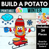 Build A Potato WINTER Paper Doll Dress Up Reward