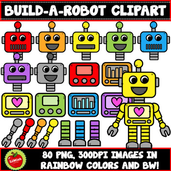 Preview of Build-A-Robot Clipart