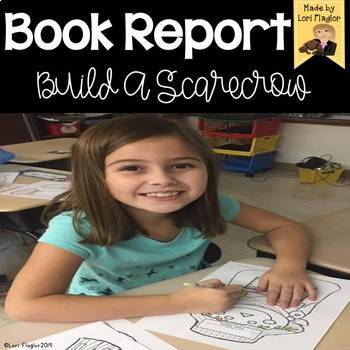 Preview of Book Report- Fall Build a Scarecrow