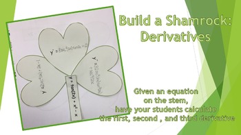 Preview of Build A Shamrock: Derivatives