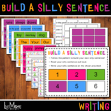 Build A Silly Sentence Colorful Writing Activity Set