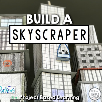 Preview of Build A Skyscraper PBL, A Project Based Learning and STEM Activity