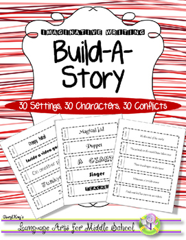 Preview of Build-A-Story Imaginative Story Writing Activity