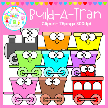 Preview of Build-A-Train Clipart