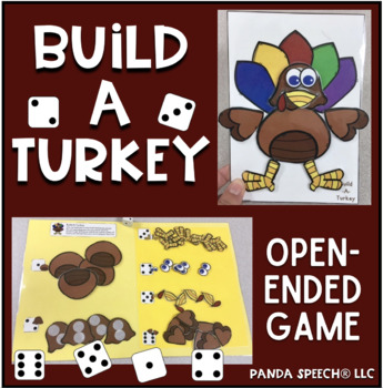 Preview of Build-A-Turkey: An Open-Ended Game + Speech Therapy Quick Lists