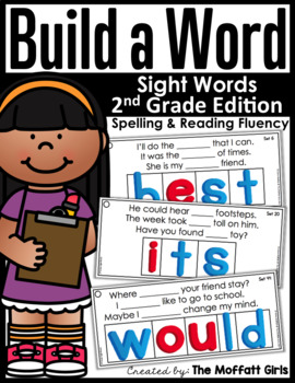 Preview of Build A Word : Sight Word Edition (2nd Grade)
