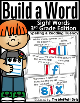 Preview of Build A Word : Sight Word Edition (3rd Grade)