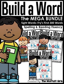 Preview of Build A Word : Sight Word Edition Fry's 100-300 Words