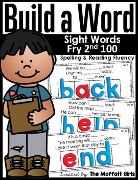 Preview of Build A Word : Sight Word Edition Fry's Second 100 Words