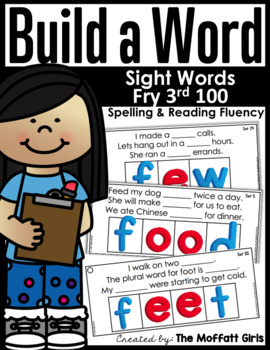 Preview of Build A Word : Sight Word Edition Fry's Third 100 Words
