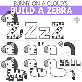 Build A Zebra Clipart by Bunny On A Cloud