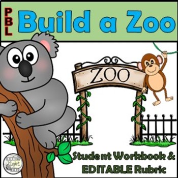 Preview of Build A Zoo! Project Based Learning PBL Math Project