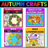 Build Autumn Thanksgiving Easy Paper Craft Templates Bundl