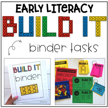 Preview of Build It Binder - Early Literacy Tasks