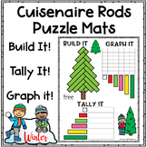 Build It, Tally It, Graph It Cuisenaire Rods Puzzle Mats ~