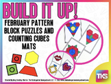 Build It Up! February Pattern Block and Counting Cube Mats