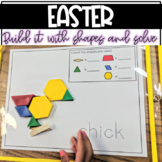 Build It With Shapes and Solve! Easter Pattern Block Puzzles