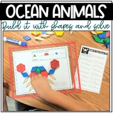 Build It With Shapes and Solve! Ocean Animals Pattern Bloc