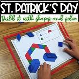 Build It With Shapes and Solve! St. Patrick's Day Pattern 