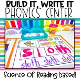 Build It Write It Center | K-1 Phonics Centers | Phonics Center