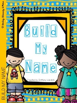 Preview of Build My Name (Editable)