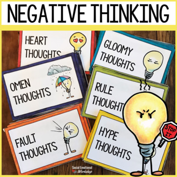 Preview of Build Positive Self Talk & Challenge Negative Thinking Counseling Activities