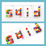 Build Letter and Sight Words with Snap/Connecting Cubes - 