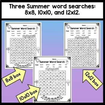 summer sight word activities find and write 80 common