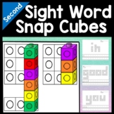 Snap Cube Sight Words from the 2nd Grade Dolch List {46 Words!}