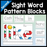Second Grade Literacy Centers with Pattern Blocks {46 words!}