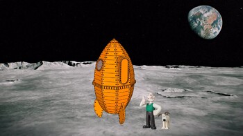 Preview of Build Wallace and Grommit's Spaceship With SketchUp (and Pixlr)