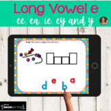 Build Words with Long E Vowel Digraph ee, ea, ie, ey, y  |
