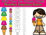 Build Your Ice Cream Cone! Number Sequence Game