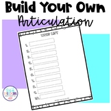 Build Your Own Articulation for Speech Therapy