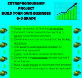 Build Your Own Business - Entrepreneurship Project