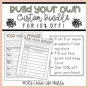 Preview of Build Your Own CUSTOM BUNDLE! -- 10% OFF! 