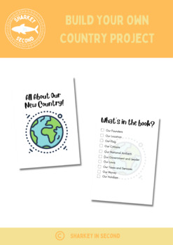 Preview of Build Your Own Country! Booklet